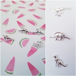 *NEW Set of 3 Dinosaur Stud Earrings